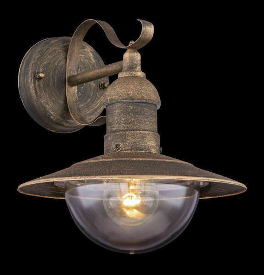 Globo Lighting Linda Επιτοίχιο Εξωτερικό Φωτιστικό Καπέλου E27 IP44