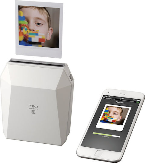 Fujifilm Instax Share SP-3 Thermal Photo Printer with Wi-Fi White