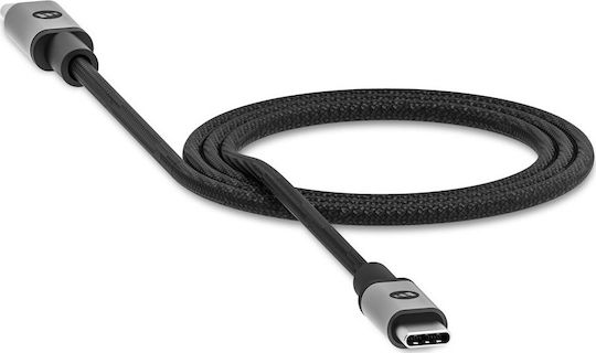 Mophie Braided USB 2.0 Cable USB-C Male - USB-C 60W Black 1.5m