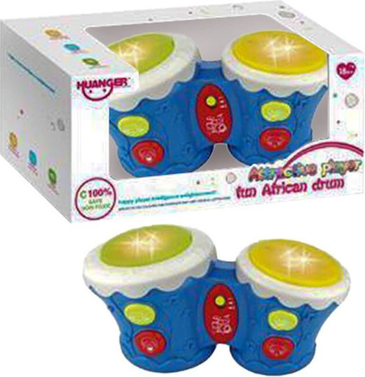 ToyMarkt Afrikanisches Schlagzeug (Verschiedene Designs/Sortimente von Designs) 1 Stk Für 3+ Jahre