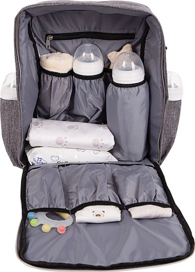 Kikka Boo Shoulder/Hand Diaper Bag Ivy Light Grey