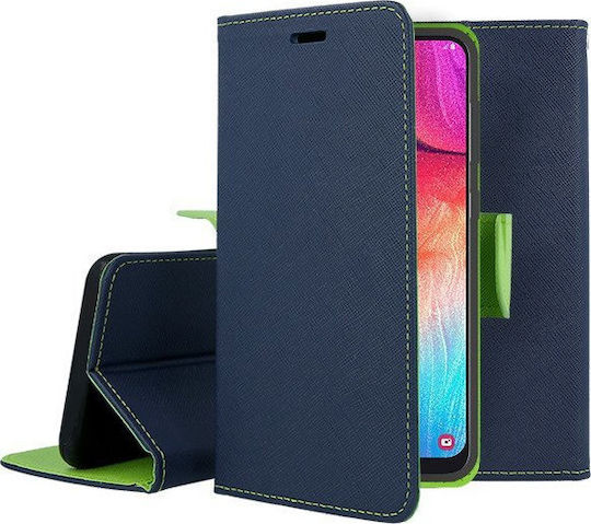 Fancy Diary Wallet Δερματίνης Navy Μπλε (Galaxy A51)