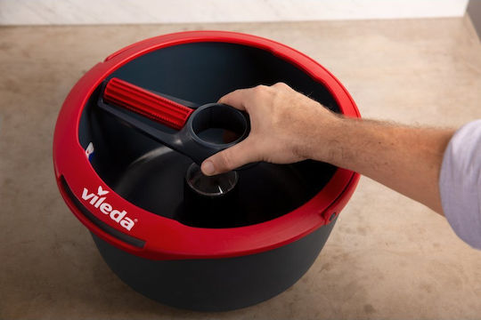Vileda Spin & Clean Περιστρεφόμενη Παρκετέζα 161821