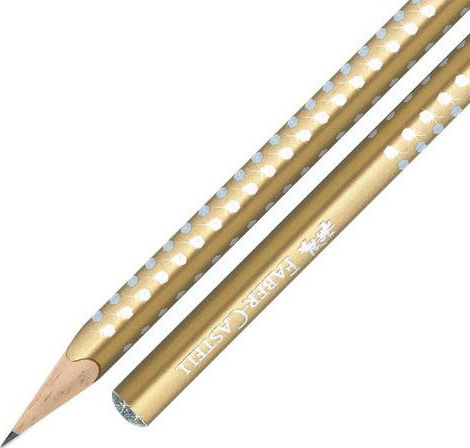 Faber-Castell Sparkle Bleistift B Gold