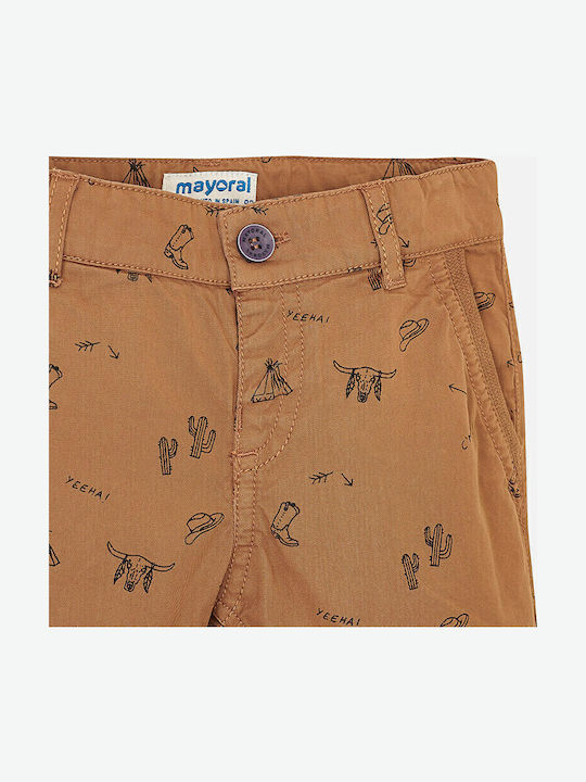 Kinder-Shorts/Bermudas Stoff Tabac Braun