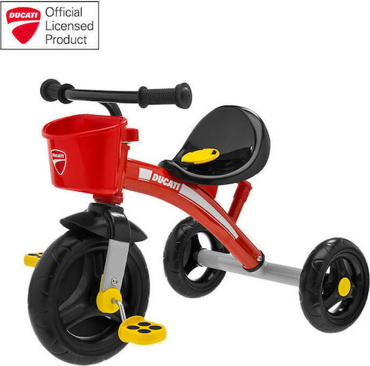 Chicco Ducati U-Go Triciclete Pentru Copii Cu Mâner Pentru Părinți Pentru 18 Luni Roșu