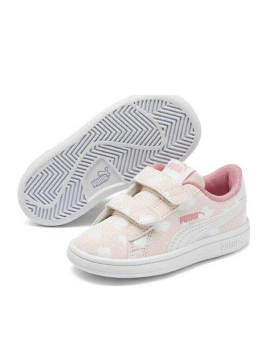 Puma Kids Sneakers Smash Cloud with Scratch Pink