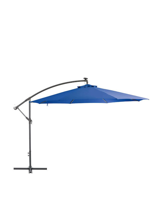 Hanging Circular Aluminum Blue Parasol Φ3.5m