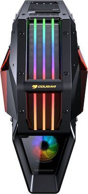 Cougar Conquer 2 Gaming Voller Turm Computergehäuse mit RGB-Beleuchtung Schwarz