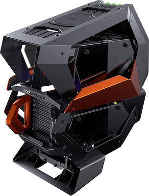 Cougar Conquer 2 Gaming Voller Turm Computergehäuse mit RGB-Beleuchtung Schwarz