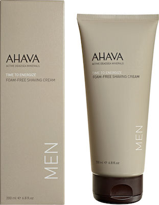 Ahava Time to Energize Foam Free Shaving Cream Cremă de Bărbierit pentru piele sensibilă 200ml