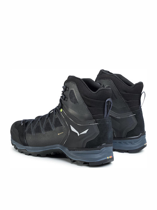 Salewa Trainer Lite Mid GTX Men's Hiking Waterproof Boots with Gore-Tex Membrane Black