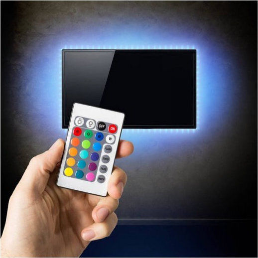 Timeless Tools LED Strip 12V RGB Light 5m Type SMD5050 with Power Supply & Remote Control