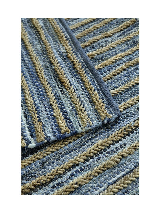 Nima Tamsin Rug Rectangular Cotton Blue