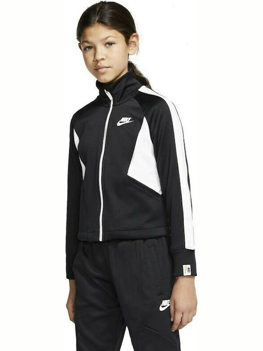 Nike Παιδική Ζακέτα Sportswear Heritage Μαύρη