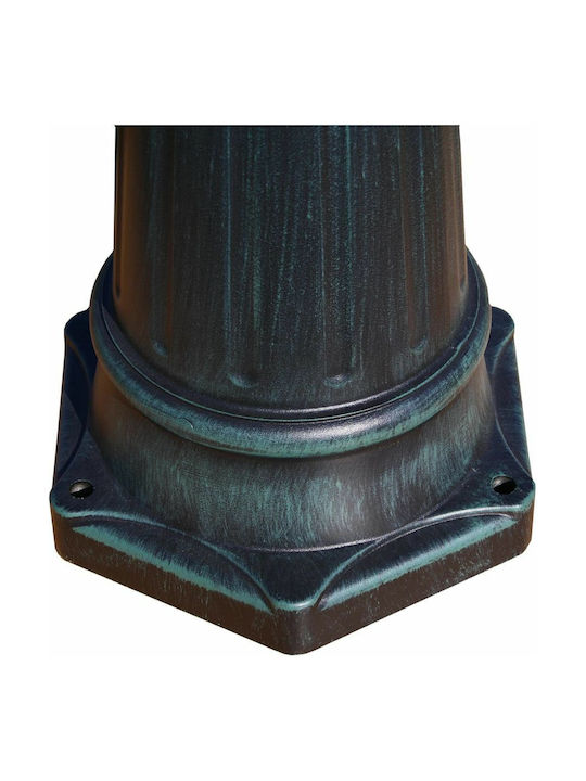 vidaXL Preston Outdoor Floor Lamp Post 60W IP44 for E27 Light Bulb Green