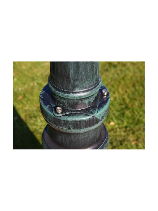vidaXL Brighton Outdoor Floor Lamp Post IP44 for E27 Socket Black