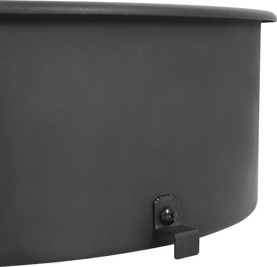 vidaXL Inox Barbecue Spit for Chicken with Motor 57cm