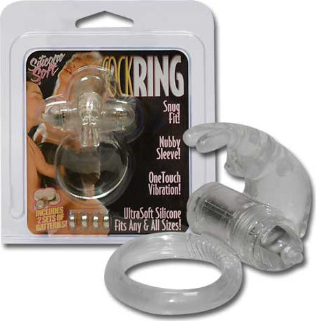 You2Toys Vibrating Rabbit 2.5cm Clear