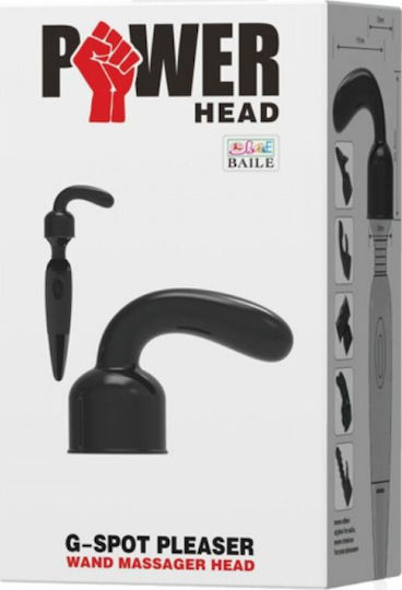 Baile Power Head G-spot Pleaser Wand Aufsatz für Vibrator 11cm Black