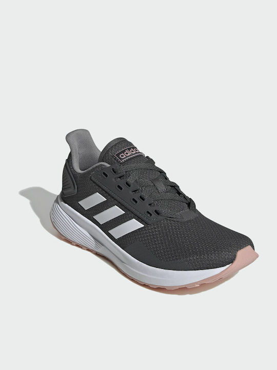 Duramo 9 Sport Shoes Running Grey Six / Cloud White / Pink Spirit