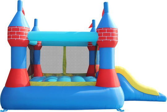 Happy Hop Inflatable Castle with Trampoline and Slide for Ages 3+