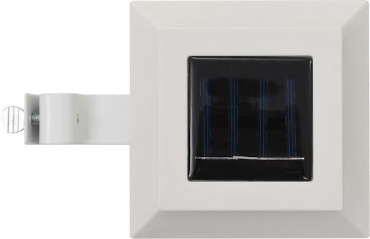 vidaXL Set 12 Wand-Solarleuchten Kaltweiß mit Fotokontakt 12cmx6.5cmcm