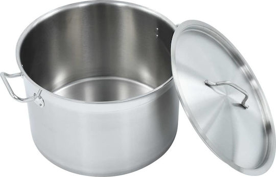 vidaXL Tiefer Edelstahl-Topf 32Es / 40cm