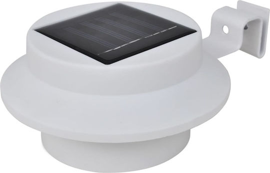 vidaXL Set of 12 Wall Solar Lights 0.6W Cold White with Photocell 12cmx6.35cmcm