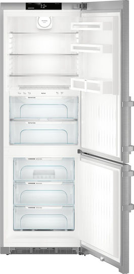 Liebherr Fridge-Freezer 393lt NoFrost H201xW70xD66.5cm Inox CBNef 5735