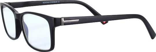 Montana Eyewear BLF73 Reading Glasses +1.50 Black