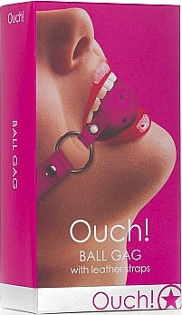 Shots Ouch Gag Ball Pink 17cm