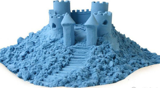 ikonka Kinetic Sand Construction & Building Toy Blue 1000g for Children 3+ Years