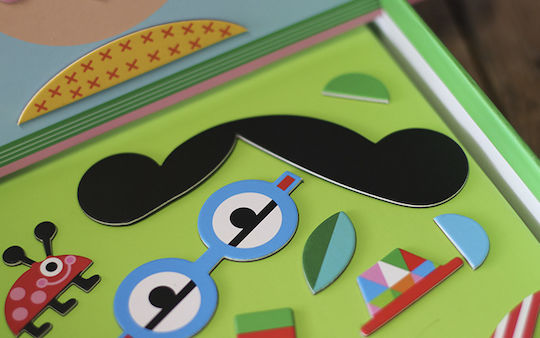 Apli Kids Μαγνητικό Παιχνίδι Κατασκευών Portraits Design για Παιδιά 3+ Ετών