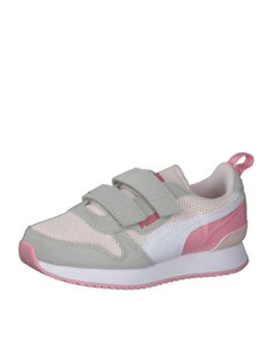 Puma Kinder-Sneaker R78 mit Klettverschluss Beige