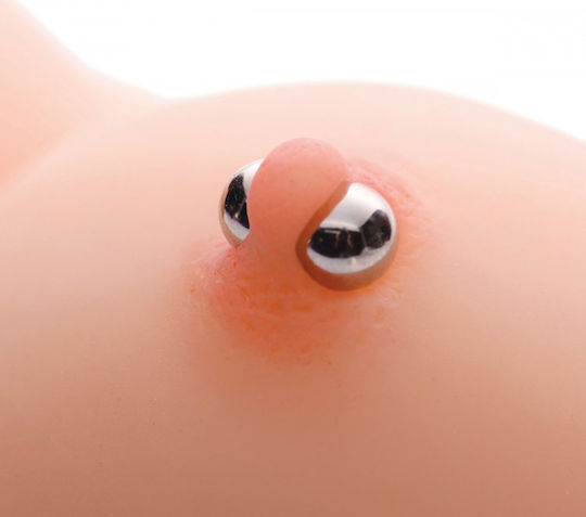 XR Master Series Magnus XL - Ultra Powerfull Magnetic Orbs Brustwarzenklemmen in Fleisch Farbe