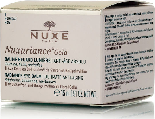 Nuxe Nuxuriance Gold Eye Balm for Moisturizing 15ml