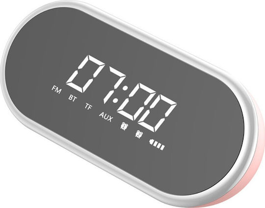 Baseus Encok E09 Tabletop Digital Clock Pink with Alarm NGE09-04