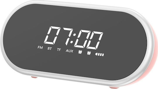Baseus Encok E09 Tabletop Digital Clock Pink with Alarm NGE09-04