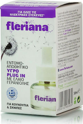 Fleriana Plug in Ανταλλακτικό Υγρό για Κουνούπια 30ml