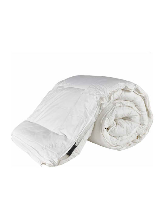 Kentia Pilotă King Size cu Umplutură Hollowfiber 260x240cm 4 Seasons Alb 400 g/mp²Gsm 13.5 togs Togs