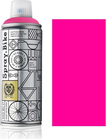 Spray.Bike Σπρέι Βαφής Fluorescent Collection Fluro Pink 400ml