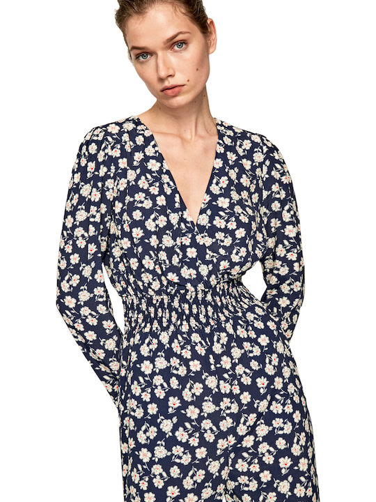 Maria Women's Long-sleeved One-piece Suit Multicolored
