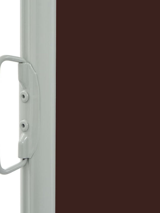 vidaXL Rulou lateral de umbrire Grădină Maro x3m