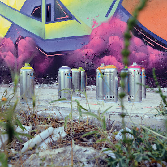 Flame Paint Σπρέι Βαφής FB Ακρυλικό με Ματ Εφέ Traffic Purple 400ml