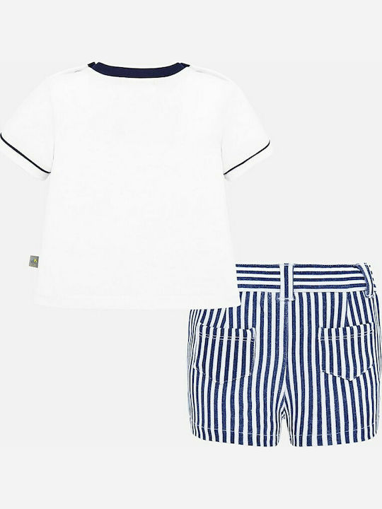 Mayoral Kids Set with Shorts Summer 2pcs White