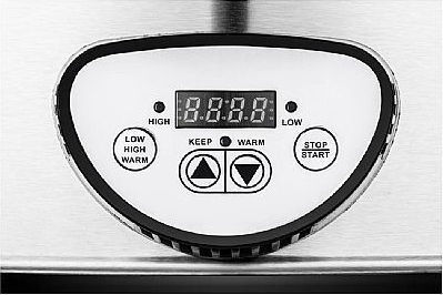 ECG PH 6520 Slow Cooker 320W with Capacity 6.5lt Silver