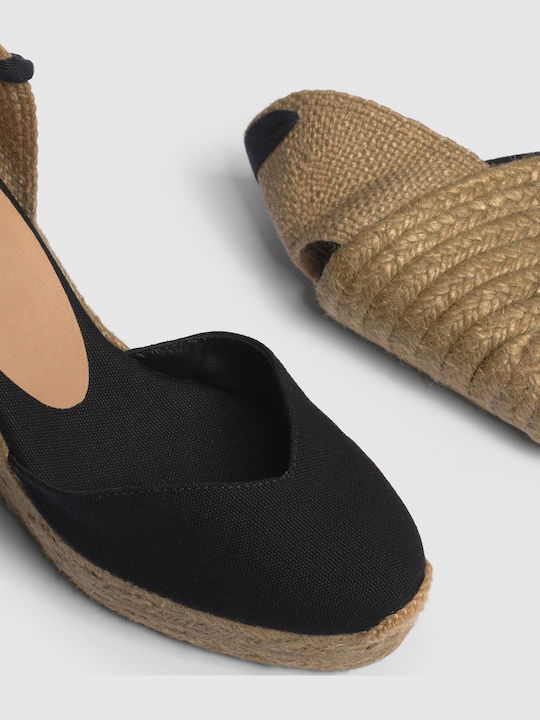 Chiara Women's Platform Espadrilles Black