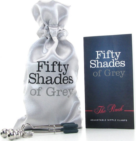 Fifty Shades of Grey The Pinch - Adjustable Nipple Clamps Nipple Clamps in Gray Color
