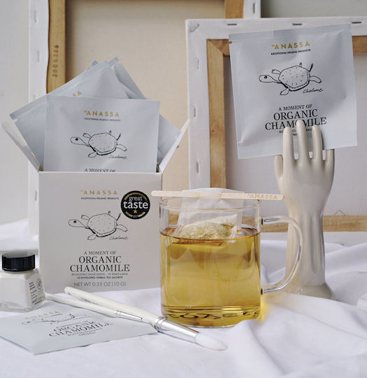 Anassa Organics Chamomile Organic Product 10 Bags